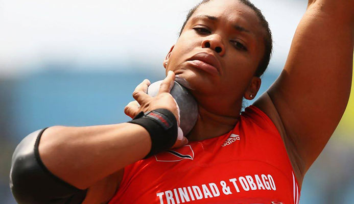 Trinidadian Olympic shot putter Cleopatra Borel Trinidadian Olympic shot putter Cleopatra Borel