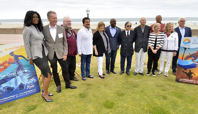 The visit coincided with confirmation of the full sport programme for the Games ©ANOC The visit coincided with confirmation of the full sport programme for the Games ©ANOC