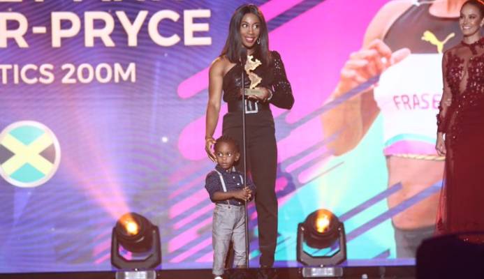 Shelly-Ann Fraser-Pryce was among the star athletes honoured at the Panam Sports Awards ©Panam Sports  Shelly-Ann Fraser-Pryce was among the star athletes honoured at the Panam Sports Awards ©Panam Sports
