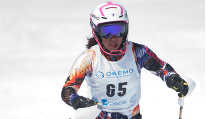 TT skier Abigail Vieira TT skier Abigail Vieira