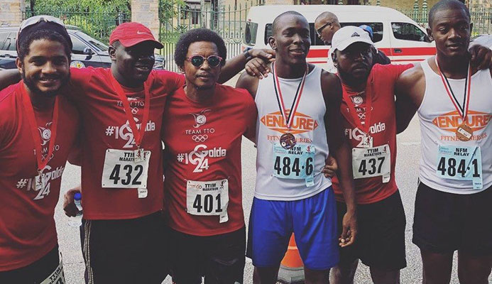Members of the Trinidad and Tobago Olympic Committee have competed in the marathon since 2015 ©TTOC Members of the Trinidad and Tobago Olympic Committee have competed in the marathon since 2015 ©TTOC
