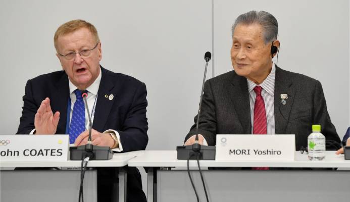 Tokyo 2020 President Yoshirō Mori has dismissed suggestions the Olympic and Paralympic Games could be cancelled ©Getty Images Tokyo 2020 President Yoshirō Mori has dismissed suggestions the Olympic and Paralympic Games could be cancelled ©Getty Images