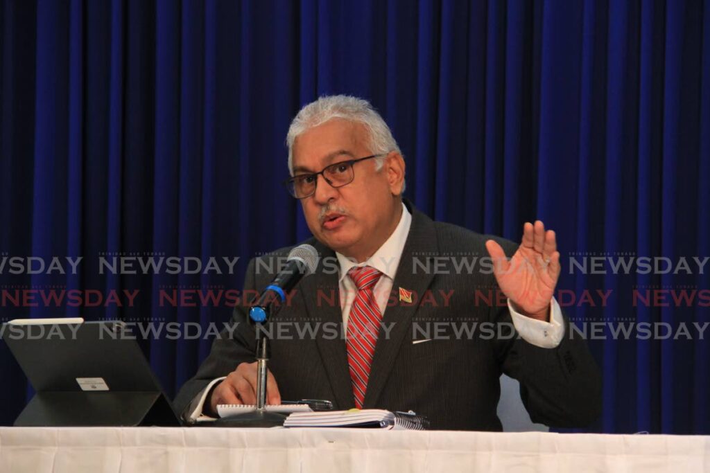 Health minister Terrence Deyalsingh Health minister Terrence Deyalsingh