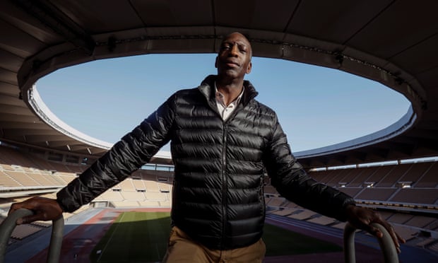Michael Johnson has become more active on social media and believes it is easier for athletes to communicate now than during his sprint career. Photograph: José Manuel Vidal/EPA Michael Johnson has become more active on social media and believes it is easier for athletes to communicate now than during his sprint career. Photograph: José Manuel Vidal/EPA