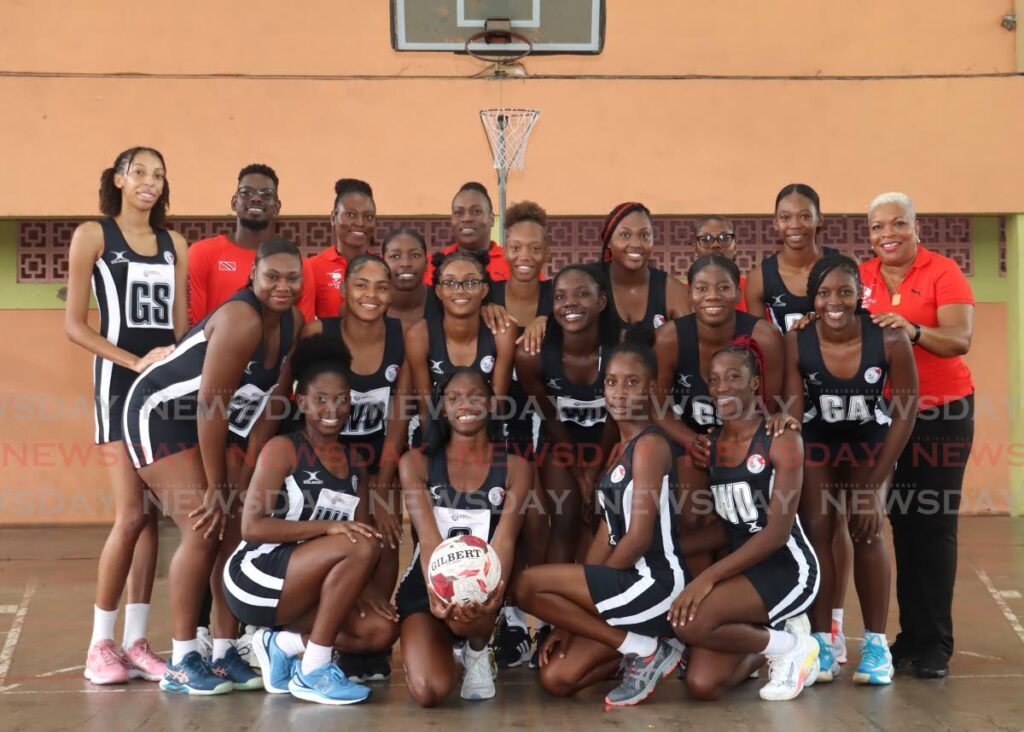 Coaches and members of the TT U21 netball team during their media day at the St Paul Street Gym, St Paul Street, Port of Spain on June 19. - Faith Ayoung (Image obtained at newsday.co.tt) Coaches and members of the TT U21 netball team during their media day at the St Paul Street Gym, St Paul Street, Port of Spain on June 19. - Faith Ayoung (Image obtained at newsday.co.tt)