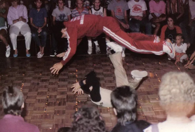 London "B-boy London" Reyes is seen performing at a live show in 1982. Courtesy London Reyes (Image obtained at usatoday.com) London "B-boy London" Reyes is seen performing at a live show in 1982. Courtesy London Reyes (Image obtained at usatoday.com)
