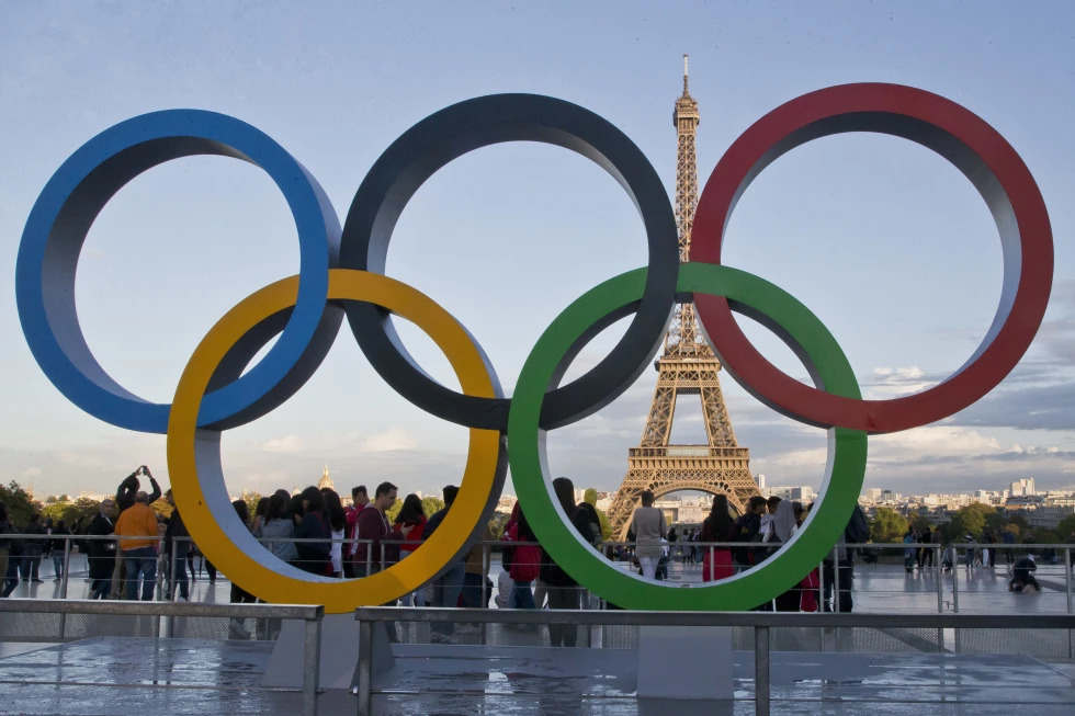 FILE - The Olympic rings are set up at Trocadero plaza that overlooks the Eiffel Tower, a day after the official announcement that the 2024 Summer Olympic Games will be in the French capital, in Paris on Sept. 14, 2017. The United States is predicted to top the medals tables — both the overall count and gold-medal count — for the 2024 Paris Olympics, according to one forecast released on Friday, Jan. 26, 2024, six months before the Games open on July 26. (AP Photo/Michel Euler, File) (Image obtained at apnews.com) FILE - The Olympic rings are set up at Trocadero plaza that overlooks the Eiffel Tower, a day after the official announcement that the 2024 Summer Olympic Games will be in the French capital, in Paris on Sept. 14, 2017. The United States is predicted to top the medals tables — both the overall count and gold-medal count — for the 2024 Paris Olympics, according to one forecast released on Friday, Jan. 26, 2024, six months before the Games open on July 26. (AP Photo/Michel Euler, File) (Image obtained at apnews.com)
