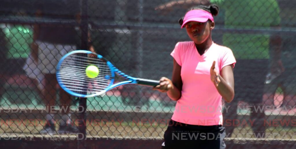 Trinidad and Tobago tennis player Makeda Bain. - File Photo (Image obtained at newsday.co.tt)