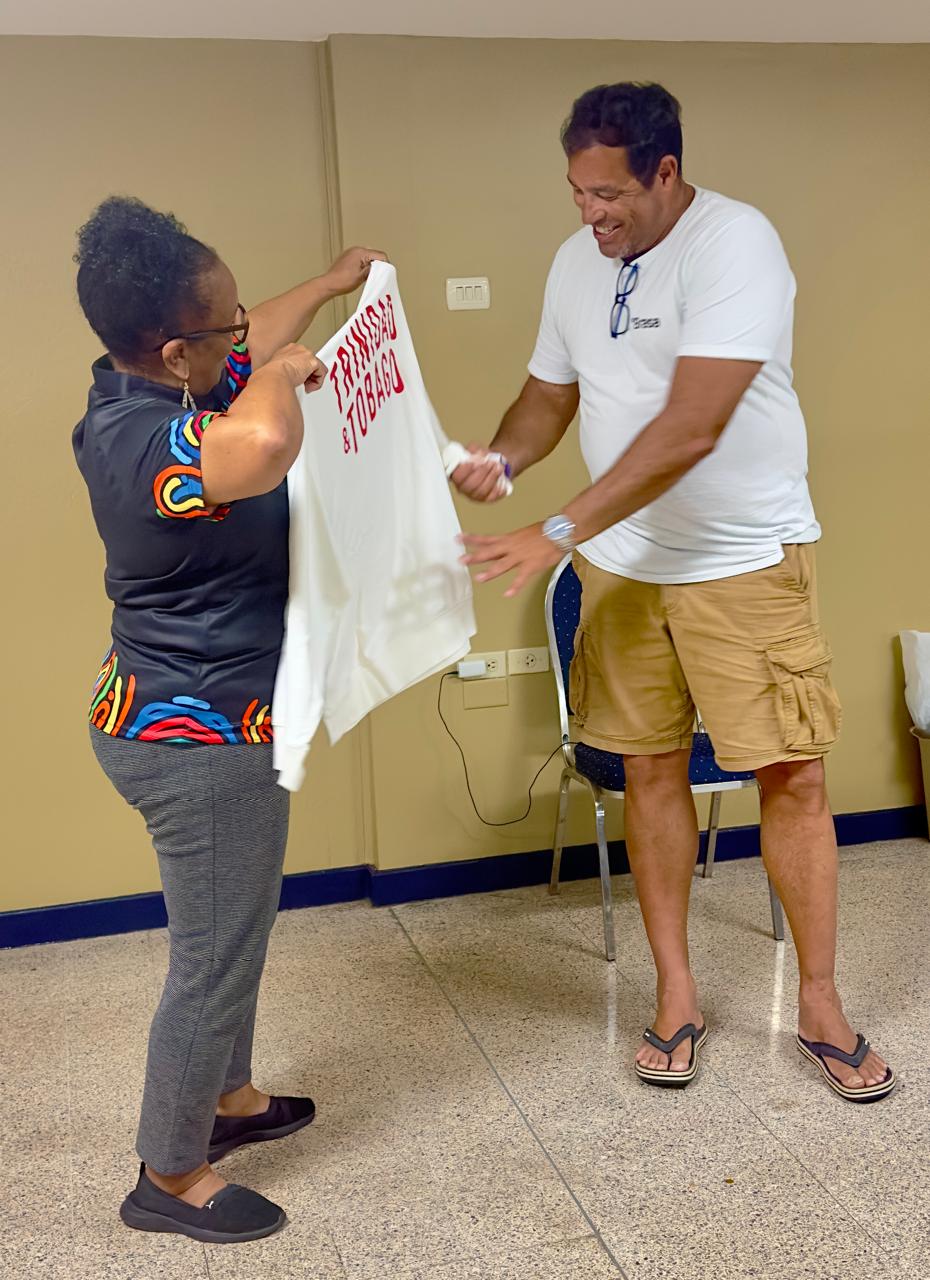 TTOC Secretary General with Coach Paulo