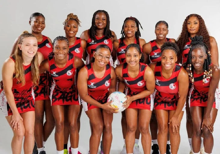 MOST RETAINED: Players from Trinidad and Tobago’s CAC Games gold medal-winning netball team. (Image obtained at trinidadexpress.com)