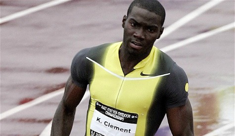 Round the bend: Kerron Clement, the 400-metre hurdles silver medallist from Beijing, was left fuming after his bus took four hours to reach the Athletes' Village Photo: AFP