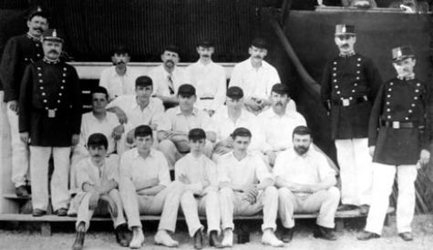 The Great Britain cricket team who won gold at the 1900 Olympic games in Paris
